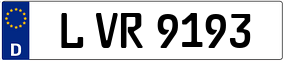 Truck License Plate